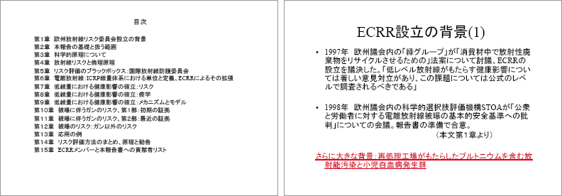 ECRR2003報告における新しい低線量被曝評価の考え方 p.05-06
