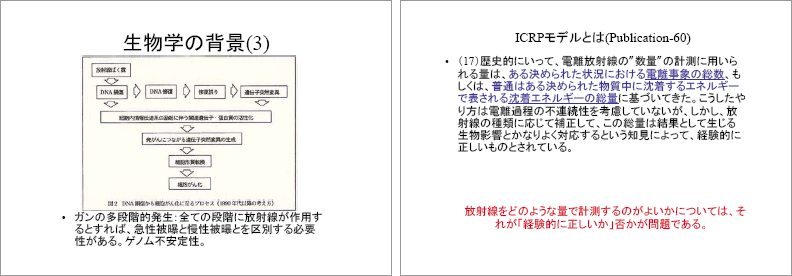 ECRR2003報告における新しい低線量被曝評価の考え方 p.19-20